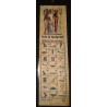 10 bookmarks printed papyrus