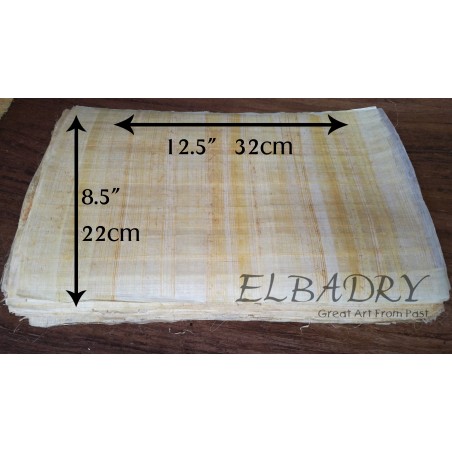 10 papeles de papiro egipcio real de 9x12 pulgadas (22x32 cm A4) 10 papeles de papiro egipcio real de 9x12 pulgadas (22x32 cm A4)
