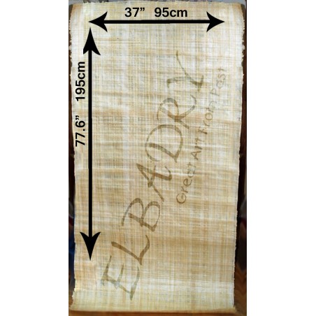 Gigantisches Papyruspapier 77x37 "95x195cm Gigantisches Papyruspapier 77x37 "95x195cm