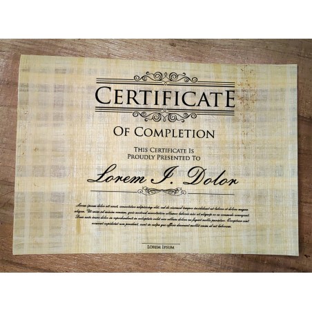 Handmade Papyrus paper fit in printer to print on papyrus paper A4