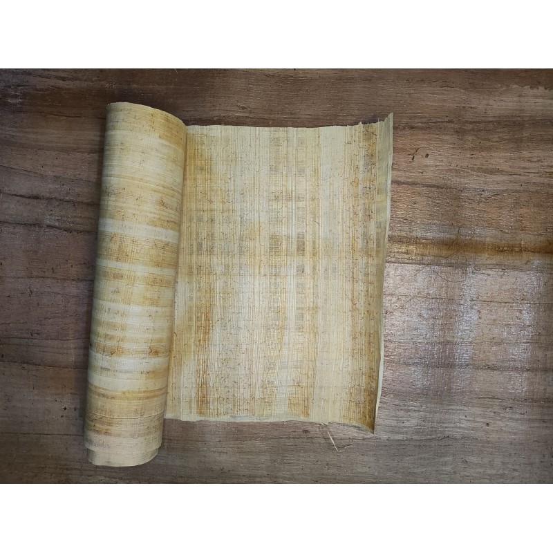 額入りパピルス紙  本物  サイズ72×56、5 パピルスバルクA4に印刷するためにプリンターに収まる印刷可能な