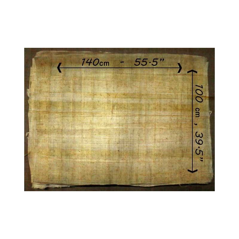 37X57" Handmade Egyptian papyrus paper for sale 145x95 cm.